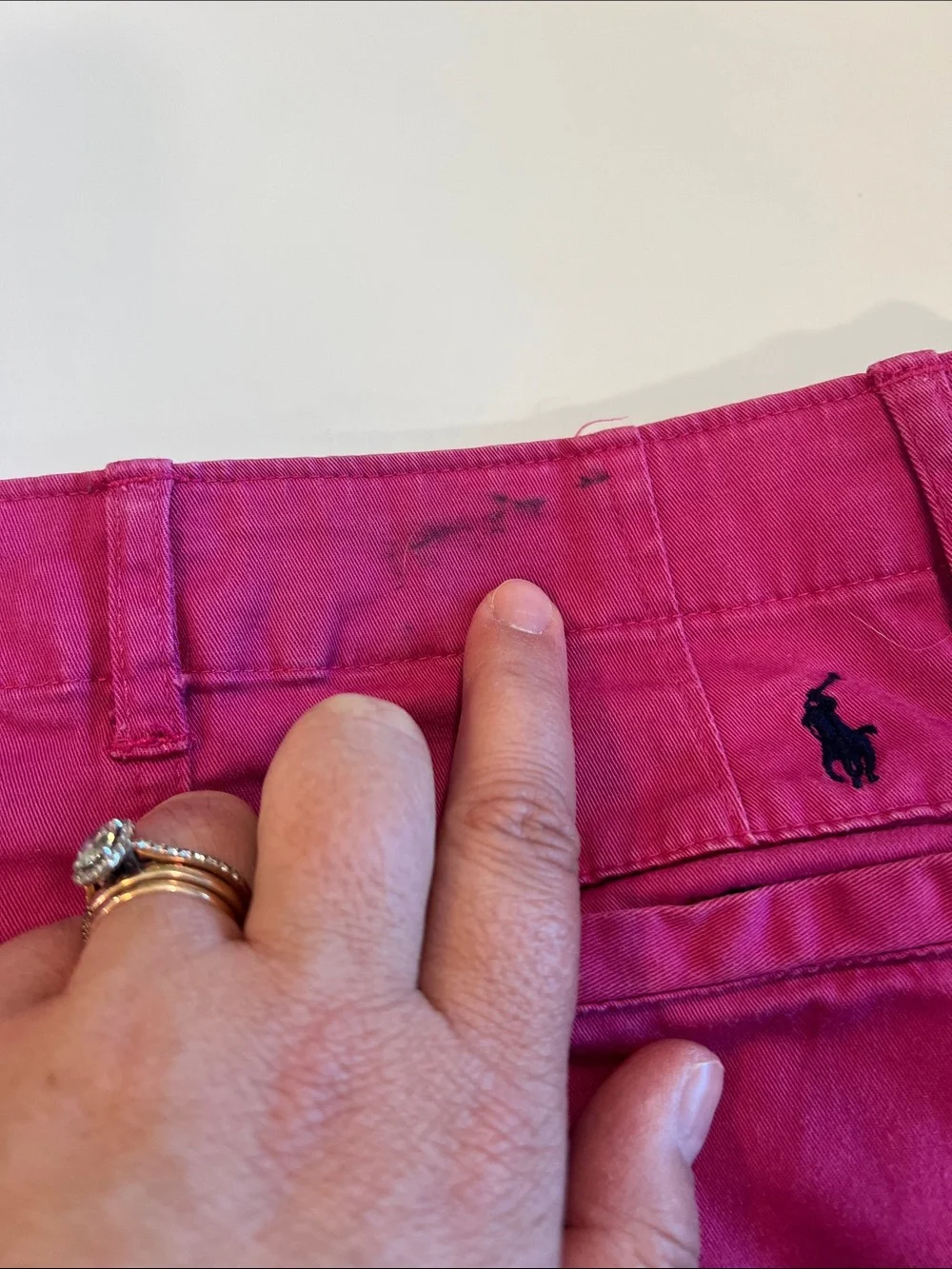 Girls Ralph Lauren - magenta and navy Embroidered Polo Mini Skirt, 8